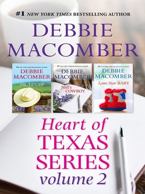 cover image of Debbie Macomber's Heart of Texas Series Volume 2--3 Book Box Set